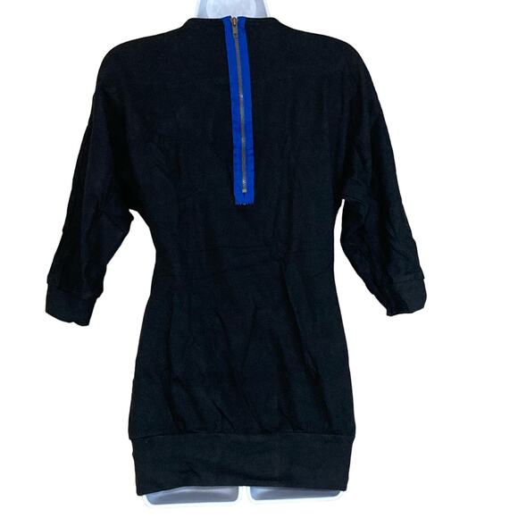 Urban Outfitters Short Sleeved Sweatshirt Top Color Block Dolman Sleeves XS - Picture 2 of 14